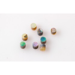 Abalone Side Dot 2mm. Abalone Side Dot 2mm.
